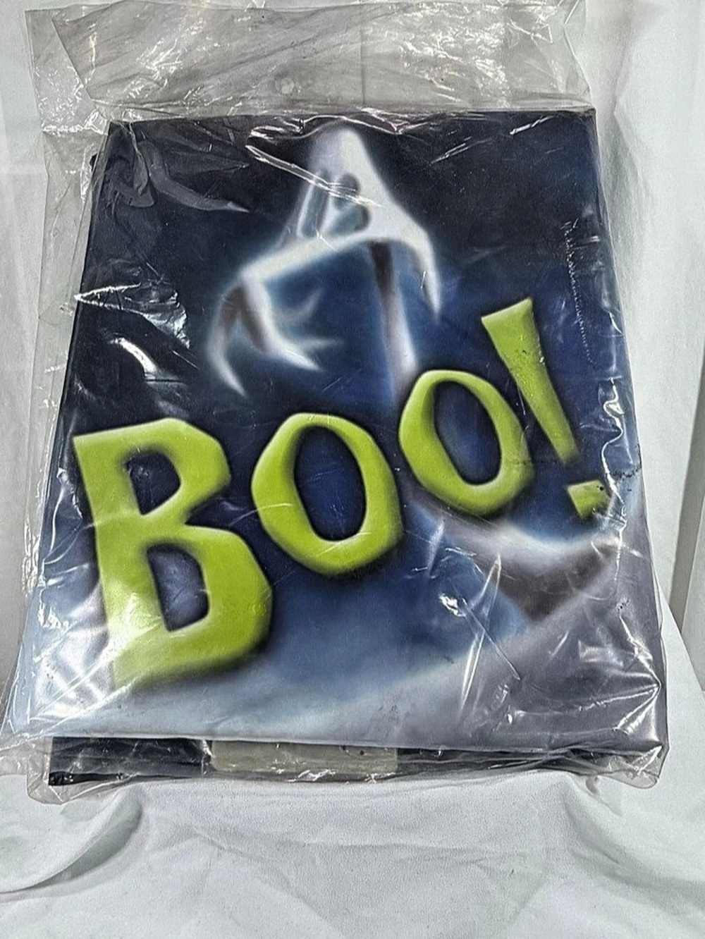 Spirit Halloween No Feet Ghost Door Mat Blue & Green